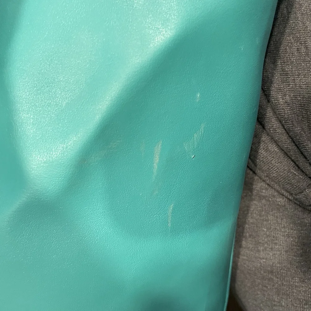 Origami Owl Duffel Bag Aqua Turquoise Purse Travel Bag Over The Shoulder READ - Picture 9 of 15